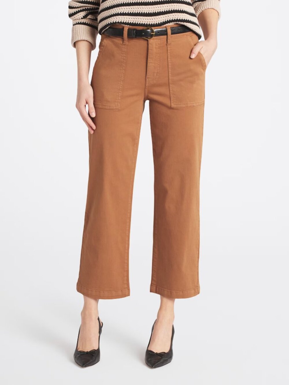 NWOT Studio Blue Dawn Wide Leg Utility Pant, Size 31